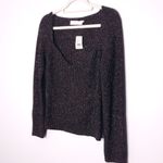 ASTR  wide neck shimmer sweater size XL Photo 3