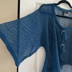 Noelle Womens OS Open‎ Knit Mermaidcore Fishnet Coastal Laggenlook Lagom Blue Size undefined Photo 2