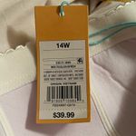 Kona Sol Women’s 14W Twist Bandeau One Piece Swimsuit Yellow Floral Swim Photo 6