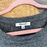 Madewell  balloon‎ sleeve pullover sweater gray Photo 2
