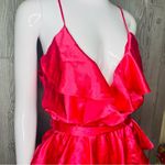 Victoria's Secret Nwt vintage Victoria secret pink ruffle spaghetti body suit 90s small lingerie Photo 1