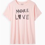 Torrid MORE LOVE Vintage Super Soft Beaded Crew Neck Tee Photo 0