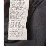 Dress Barn  Long Black Velvet Party Formal Cocktail Dress Beaded Fringe Stretch 14 Photo 8