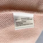 Central Park West New Ruffle Trim Cold Shoulder Sweatshirt Blush Pink Photo 15