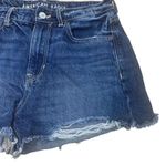American Eagle TOMGIRL Denim Short Women’s Size 4 Raw Hem Distressed Photo 1