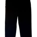 Eddie Bauer stretch black trousers women's pants size 6 cotton side zip comfort Photo 0