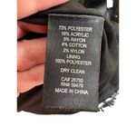 Cynthia Rowley Black White Textured Knit Open Front Jacket Blazer Women’s M Photo 3