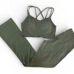 Lululemon Set Grey Sage, Align High-Rise Mini-Flared Pant 28" & Like a Cloud Bra Photo 0