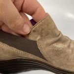 Bionica wedge shoes gold metallic shimmer size 7 Photo 2