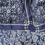 Suzanne Betro Boho Tyle Navy and White Floral Patterned Dress Size XL Photo 9