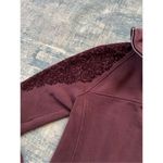 Lululemon  Floral Flock Pullover in Black Cherry Size 4 Photo 3