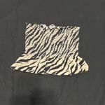 Blue Blush Tiger Stripe Ruffle Tube Top Photo 1