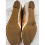 Town & Country Shoes Tan Leather Cutout Espadrille Wedge Heels Size 10 N Brown Photo 4