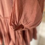 Saints + Secrets  short ruffle orange dress Photo 6