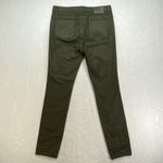 Esqualo Jeans Womens 8 Designer‎ Stretch wax coated green denim Photo 10