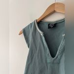 Urban Outfitters BDG Teal Seamless Baby Crop Tee Photo 1