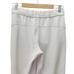 Lululemon On the Fly 7/8 Woven Pants Silverstone Gray Cream Size 6 Travel Woven Photo 5