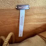 Free People  Mustard‎ Yellow Corset Style Back Linen Skirt Boho Size Small Photo 9