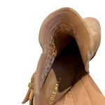 Cole Haan Size 8.5 B Tan Sand Suede Leather Hampshire Buckle Bootie New Photo 6