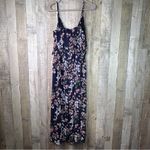Trixxi  Spaghetti Strap XS Surplice Floral Jumpsuit Cropped Lined Wide Legs Photo 1