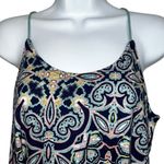 Anthropologie MEADOW RUE Nuria Paisley Racer Back Swing Tank EUC Size Small Photo 3