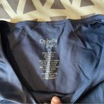 Ophelia Roe Navy Fitted Short Sleeve Double Layered Nylon Crew Neck T-Shirt S Photo 5