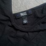 Paige Black Knot Strap Sleeveless Cotton Modal Tank Top Size S Classic Basic Photo 1