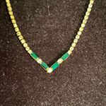 Vintage Gold Tone V Photo 1