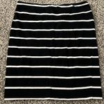 Xhilaration Xhiliration skirt - black white striped - cotton - XS Photo 1
