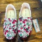 Toms  Christmas Dogs Slip On Shoes Size 6 Photo 0