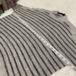 Rag and Bone Striped Avryl Turtleneck Sweater in Gray Black Small Photo 3