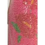 Farm Rio NWT  Pink Tropical Leafs Anthurium Floral Sequined Maxi Slip Dress L Photo 12