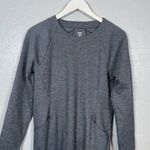 Title Nine  Women M Gray She Leads Tunic Ponte Pockets Long Sleeve Athleisure Photo 2