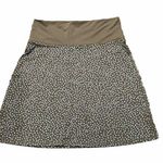 Carve Designs  Skirt Womens Small Jersey Pull On Summer Stretch Polka Dot Brown Photo 0