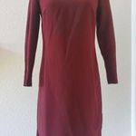 Banana Republic  Burgundy Dress Long Sleeve Work Wear Professional Warm S… Photo 0