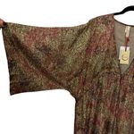 Raga NWT  Zuri Long Sleeve Maxi Gold Metallic Dress Oversized Size M $245 MSRP Photo 6