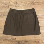 Athleta  Women's size 8 Gray Cotton and Spandex Drawstring Skirt with Pockets Photo 4