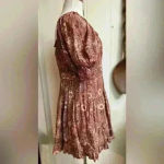 Ulla Johnson  Juniper Puff Sleeve Floral Mini Dress $375 Fairy Peasant Milkmaid Photo 5