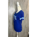 NWT Women's Kansas City Royals Blue Striped T Photo 3