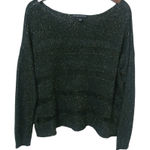 Rock & Republic  S Fairy Goth Black Gold Sparkle Sweater Top Photo 0