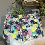 Old Navy The Diva Denim Shorts Colorful Jean Tropical Womens 0 Photo 0