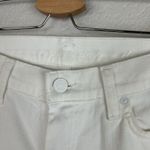7 For All Mankind Seven For All Mankind Women'sDojo Embroidered White Wide Leg Flare Jeans Size 27 Photo 2