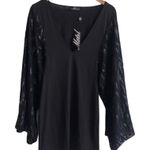 Motel Rocks MOTEL sequin wide sleeve mini spandex dress Photo 0