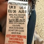 Pretty Little Thing  Multicolor Artsy Tie Front Crop Top Sz 4 Y2K vibes Photo 9