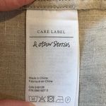 & Other Stories & Other Stories Short Sleeve Linen Wrap Mini Dress in Beige size 0 Photo 14