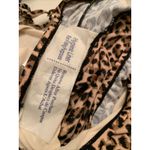 Aqua Green  Women's Twist-Front Swimsuit Leopard Print Size S 4/6 Photo 4