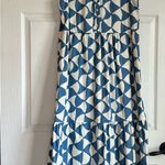 Rachel Zoe Blue and White Maxi Skirt Photo 3