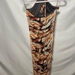 En Saison Esther Ruched Halter Neck Cutout Midi Dress Size M Photo 8