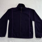 Patagonia  Fleece Pullover Jacket Purple Full Zip USA Made Small Photo 0
