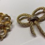 Lot Of 2 Gold Tone Vintage Photo 6